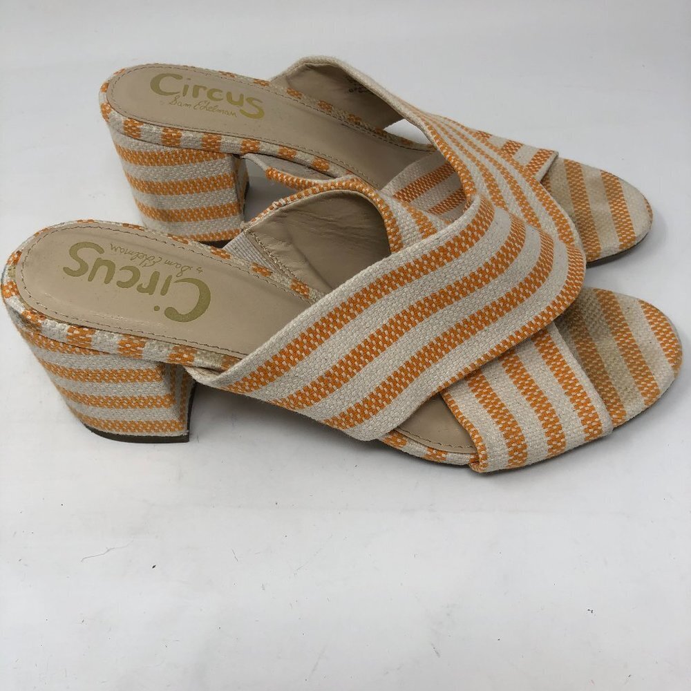 Circus By Sam Edelman Stevie Orange Block Heel 8 - Picture 2 of 9